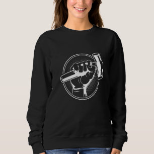 Herren Handwerker Retro Grafik Elektriker Arbeiter Sweatshirt