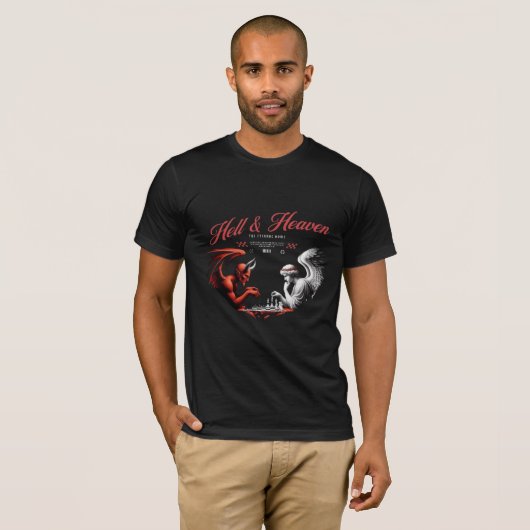 Herren Hell & Heaven Dualitäts T-Shirt - Gothic Sc (Vorne ganz)