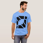 Herren-hellblauer Kurzarm-T - Shirt (Vorne ganz)