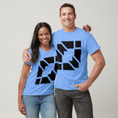 Herren-hellblauer Kurzarm-T - Shirt (Unisex)