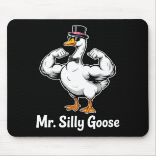 Herren Herr alberner Gans Steg zur Hochzeitsfeier Mousepad