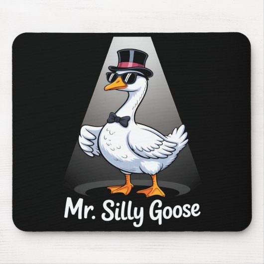 Herren Herr verrückte Gans wird locker Brücke zu s Mousepad (Vorne)
