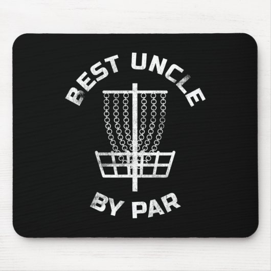 Herren Herren Disc Golf Geschenk Bester Onkel Von Mousepad (Vorne)