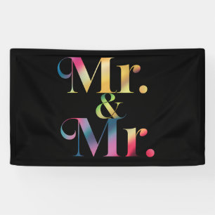 Herren & Herren Gay Junggesellenparty Schwule Ehe  Banner