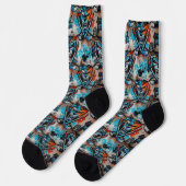 Herren-Hockeysocken Socken (Linkes Detail)
