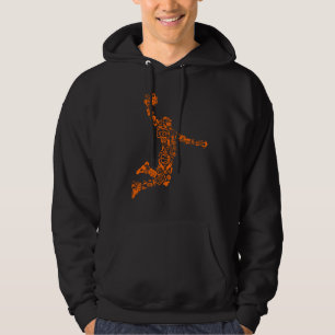 Herren Hoddie mit Basketballspieler Motiv Hoodie