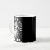 Herren Hoffe, dass sie Tacos in der Hölle serviere Kaffeetasse (Vorderseite Links)