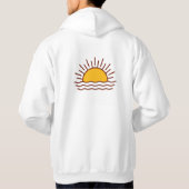 Herren Hoodie 2025 mit Rising Sun Print (Rückseite)