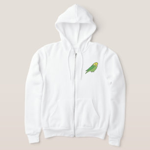 Herren-Hoodie mit Mädchen-Sittich Hoodie