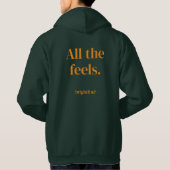 Herren-Hoodie - verschiedene Farben, Logomarkierun Hoodie (Rückseite)