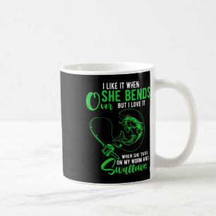 Herren Ich mag es, wenn sie sich beim lustigen Ang Kaffeetasse
