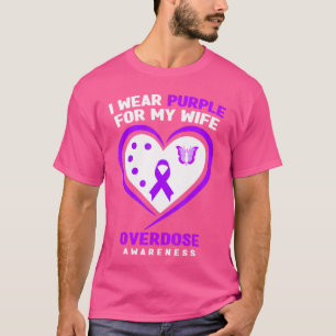 Herren Ich Trage Lila Für Meine Frau Überdosierung T-Shirt