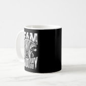 Herren Jimothy Waschbär Lustiger Müll Panda Team Kaffeetasse (Vorderseite Links)