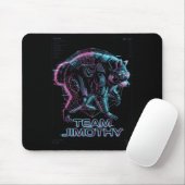 Herren Jimothy Waschbär Lustiger Müll Panda Team Mousepad (Mit Mouse)