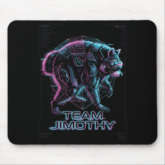 Herren Jimothy Waschbär Lustiger Müll Panda Team Mousepad