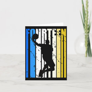 Herren Jungen Basketball 14. Geburtstag für Sportf Karte