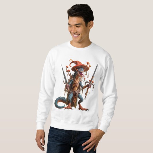 Herren-Jungs-T - Shirt mit Monster/Elf-Druck (Vorne ganz)