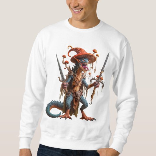 Herren-Jungs-T - Shirt mit Monster/Elf-Druck (Vorderseite)