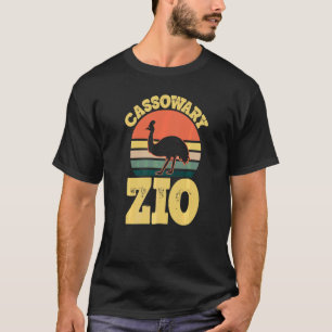 Herren Kasuar Zio Niedlich Kasuar Party Italienisc T-Shirt