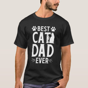 Herren Katze Papa Vatertag Für Katzenpapa Katze T-Shirt