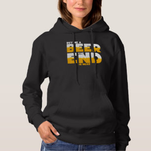 Herren Kauf mir ein Bier Das Ende ist nah Junggese Hoodie