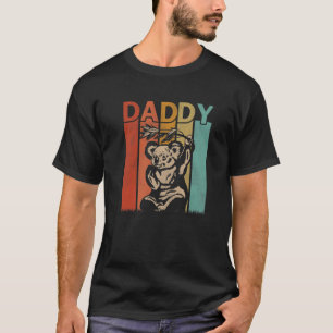 Herren Koala Retro-Stil Vintage Daddy Grafik Vater T-Shirt