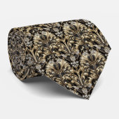 Herren Krawatte | Art Deco Faux Diamant Halsbinden (Gerollt)