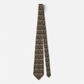 Herren Krawatte | Art Deco Faux Diamant Halsbinden (Vorderseite)