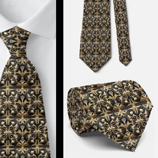 Herren Krawatte | Art Deco Faux Diamant Halsbinden