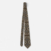 Herren Krawatte | Art Deco Faux Diamant Halsbinden (Rückseite)