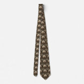 Herren Krawatte | Art Deco Faux Diamant Halsbinden (Rückseite)
