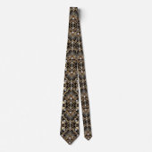 Herren Krawatte | Art Deco Faux Diamant Halsbinden (Vorderseite)