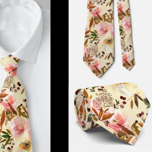 Herren Krawatte Blumen-Halskrawatte für Hochzeit