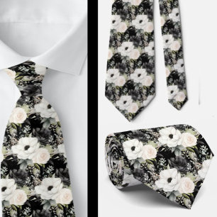 Herren Krawatte   Blumenhalsband für Hochzeit & Ev