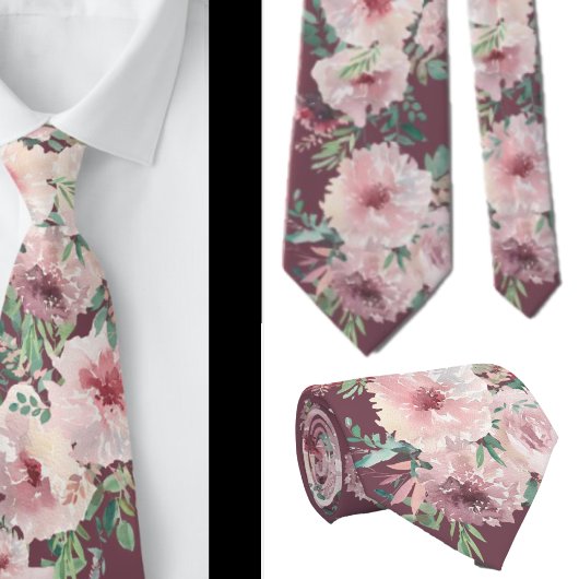 Herren Krawatte | Blumenhalsband für Hochzeit und
