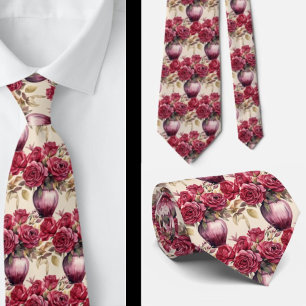 Herren Krawatte Blumenhalsband für Hochzeit und