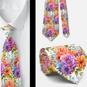 Herren Krawatte   Blumenhalsband für Hochzeit und 