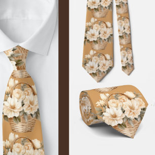 Herren Krawatte   Blumenkrawatte für Hochzeit und 