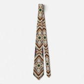 Herren Krawatte braune Krawatte Designer Krawatte (Vorderseite)