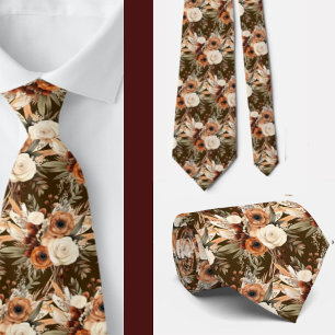 Herren-Krawatte   Florale Hochzeits- und Event-Kra Krawatte
