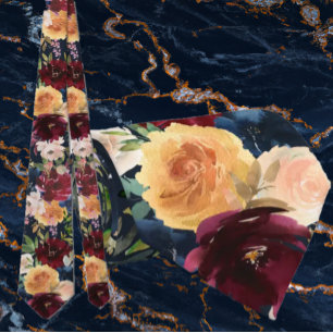 Herren-Krawatte   Hochzeit & Event Blumen-Halstuch Krawatte