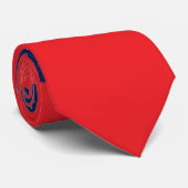 Herren Krawatte mit farbenfrohem Blumendesign (Gerollt)