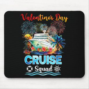 Herren Kreuzfahrt Squad Valentinstag Urlaub Reise Mousepad