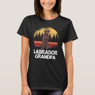 Herren Labrador Opa Hundebesitzer Labrador Retriev T-Shirt