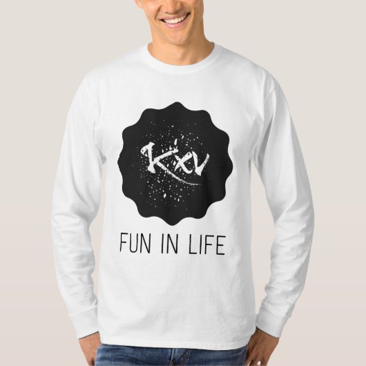 Herren Langarm Shirt Fun in Life (Vorderseite)