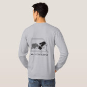 Herren Langarm T-Shirt Logos Bea-Streaming (Schwarz voll)
