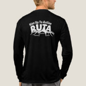 Herren-Langarm-T-Shirt Tri-Blend-Shirt Tri-Blend Shirt (Rückseite)