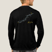 Herren Langarm  Tri-Blend Shirt (Rückseite)