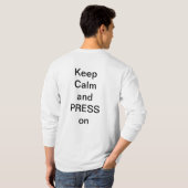 Herren-Langärmeliger T - Shirt (Schwarz voll)