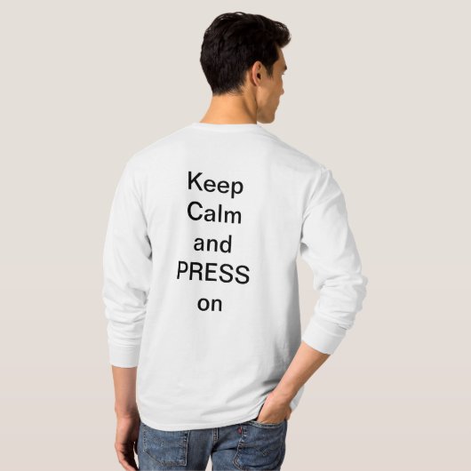 Herren-Langärmeliger T - Shirt (Schwarz voll)